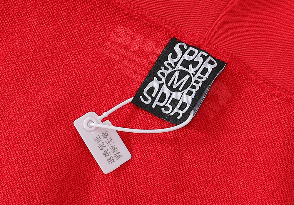Sp5der Worldwide Red Angel Number 555 Hoodie Red YZ EG922