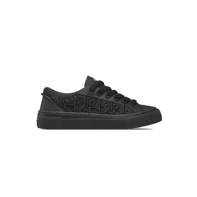 Dior B33 Sneaker Black Smooth Calfskin Oblique Raised Embroidery 3SN303ZYQ_H900 02