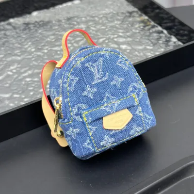 [Add One] Louis Vuitton LV Mini Backpack Keychain Pendant Blue CK 250698310 01