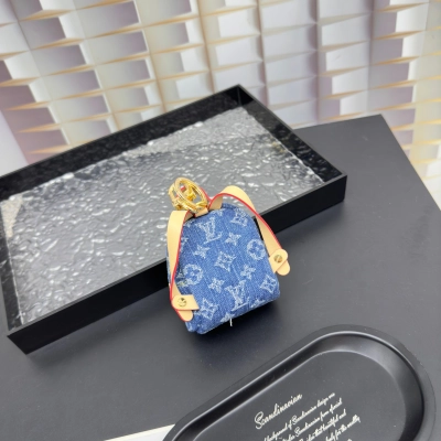 [Add One] Louis Vuitton LV Mini Backpack Keychain Pendant Blue CK 250698310 02