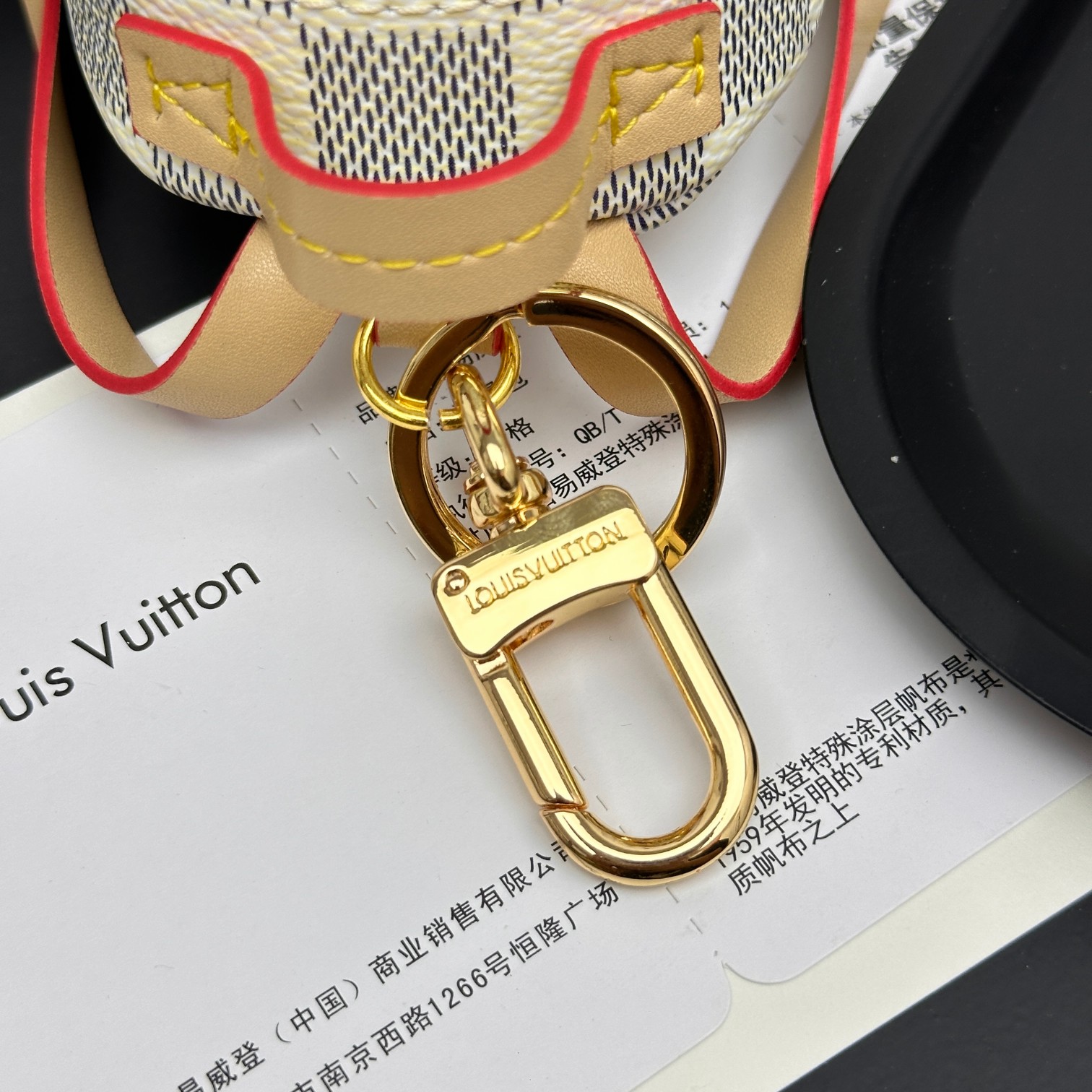 [Add One] Louis Vuitton LV Mini Backpack Keychain Pendant Khaki CK 250698310