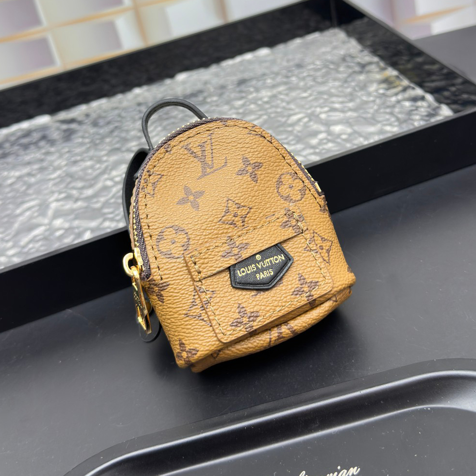 [Add One] Louis Vuitton Party Palm Springs Keychain Monogram Brown CK 250698310