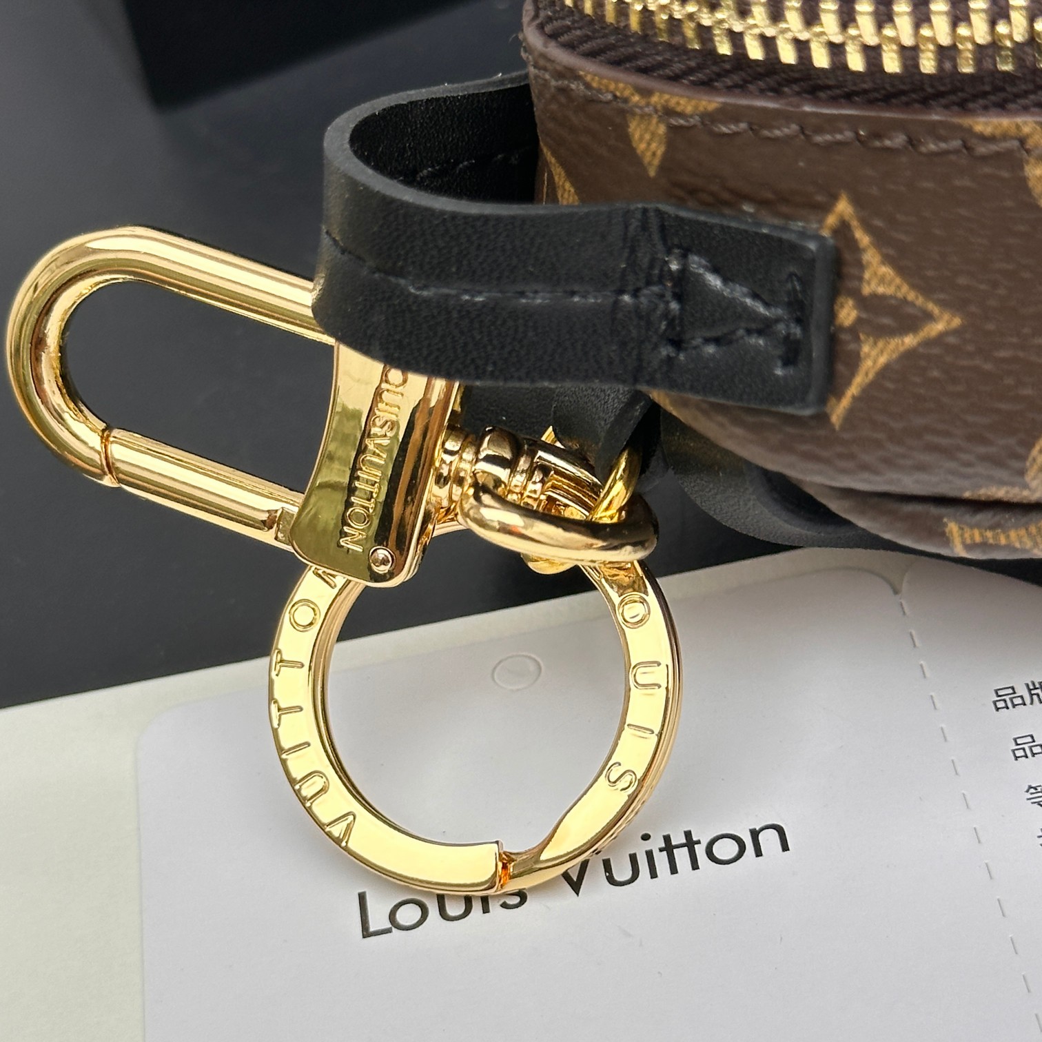 [Add One] Louis Vuitton Party Palm Springs Keychain Monogram Canvas CK 250698310