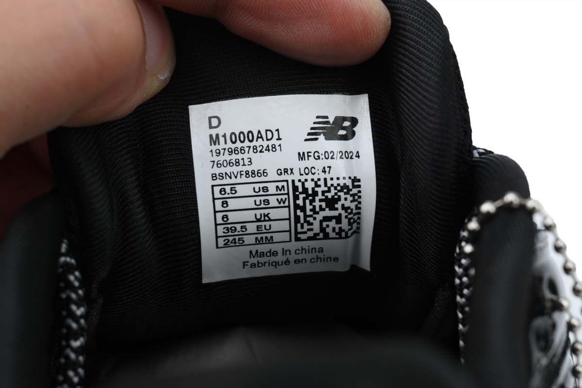 New Balance 1000 Aime Leon Dore Black M1000AD1