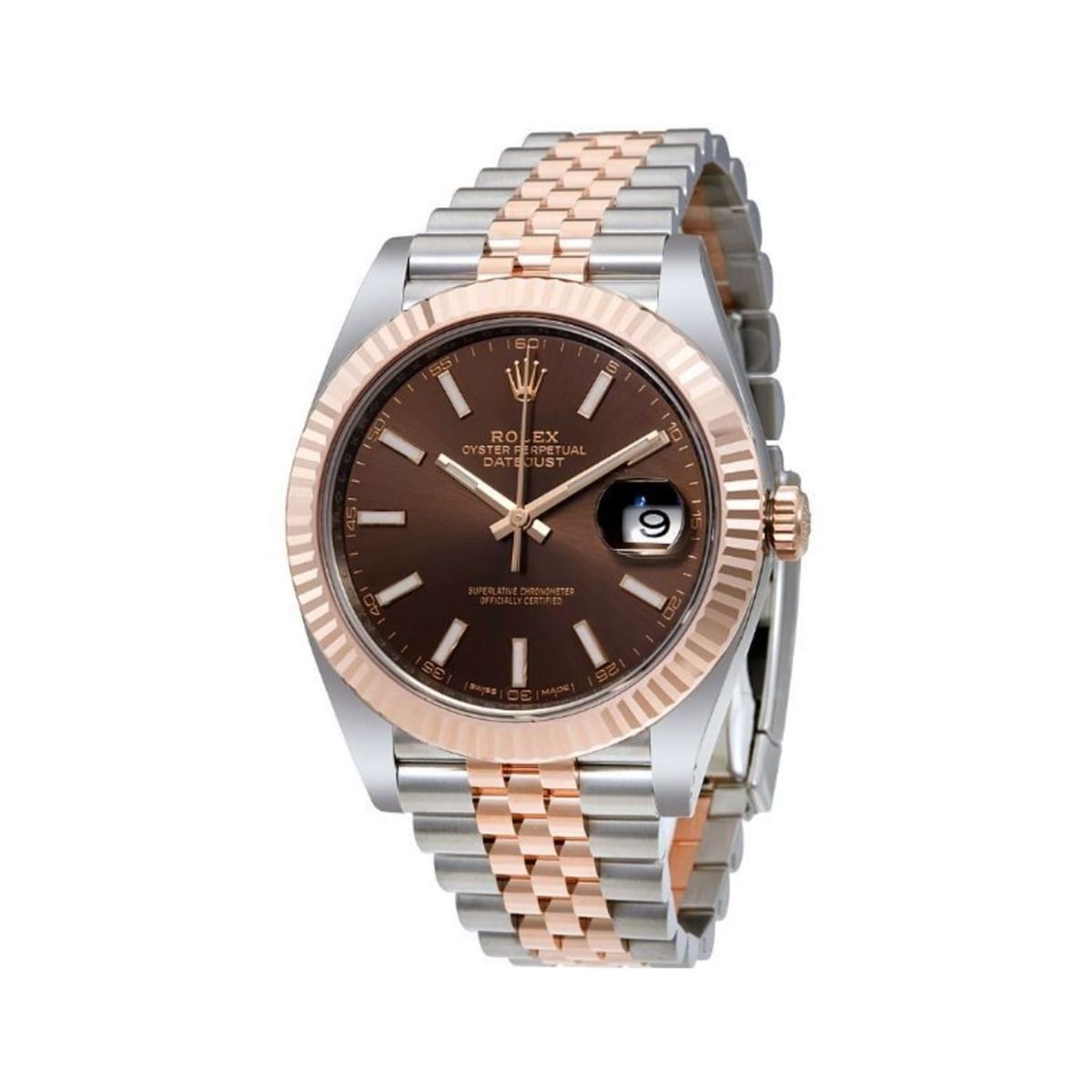 ROLEX Datejust 41 Steel and Everose Gold M126331-0002