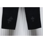 Chrome Hearts Black Leather Cross Patch Carpenter Jean CK 2702023017