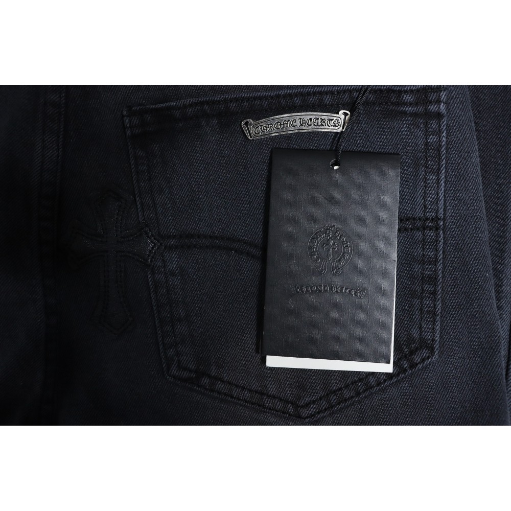 Chrome Hearts Leather Cross Black Jean CK 2402023014