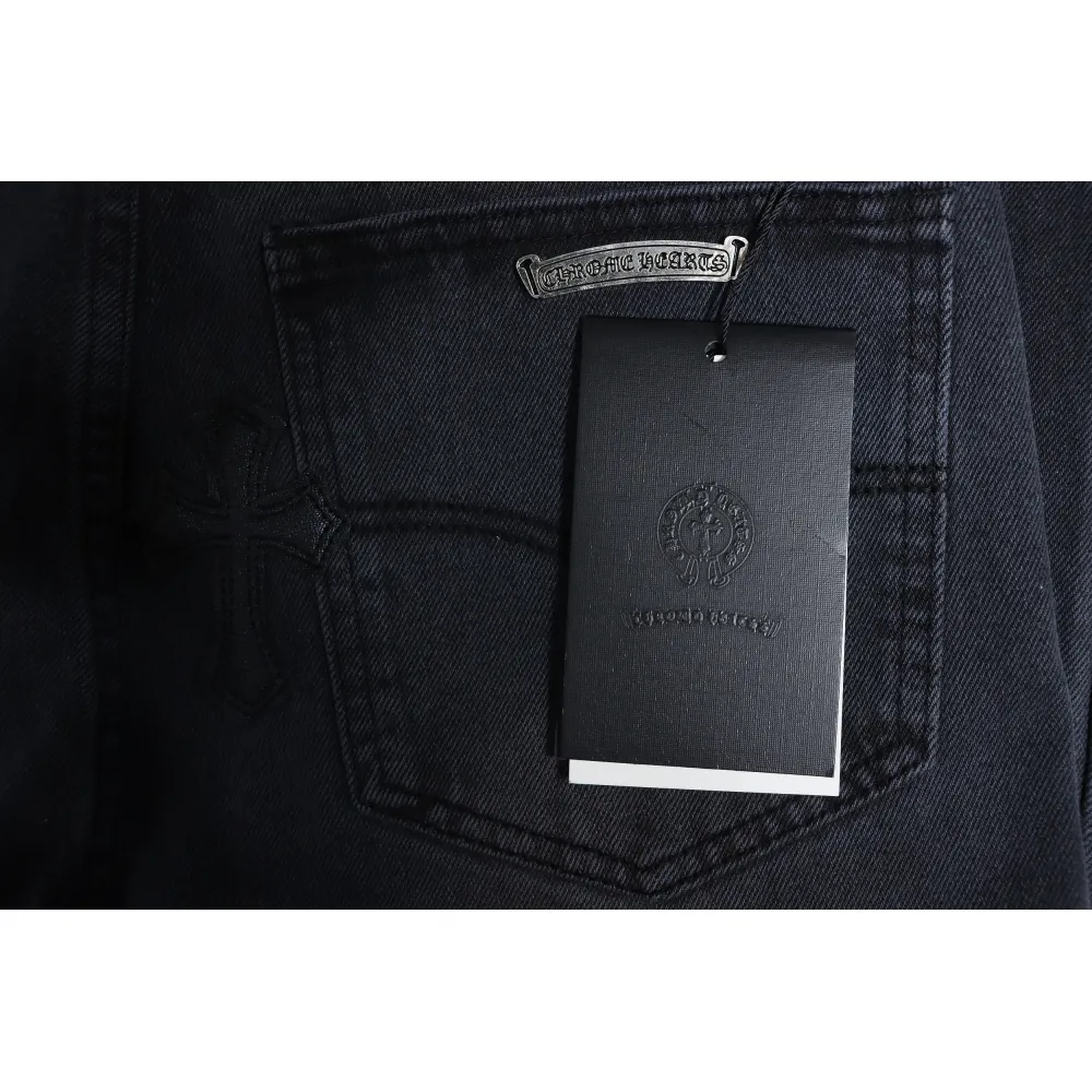 Chrome Hearts Leather Cross Black Jean CK 2402023014