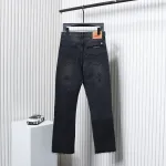 Chrome Hearts Leather Cross Black Jean CK 2402023014