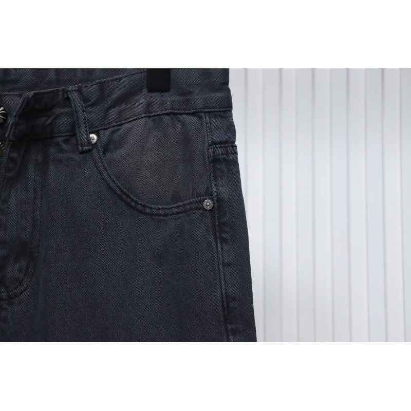 Chrome Hearts Leather Cross Black Jean CK 2402023014