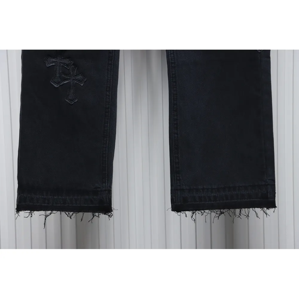 Chrome Hearts Leather Cross Black Jean CK 2402023014