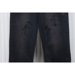 Chrome Hearts Leather Cross Black Jean CK 2402023014