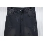 Chrome Hearts Leather Cross Black Jean CK 2402023014
