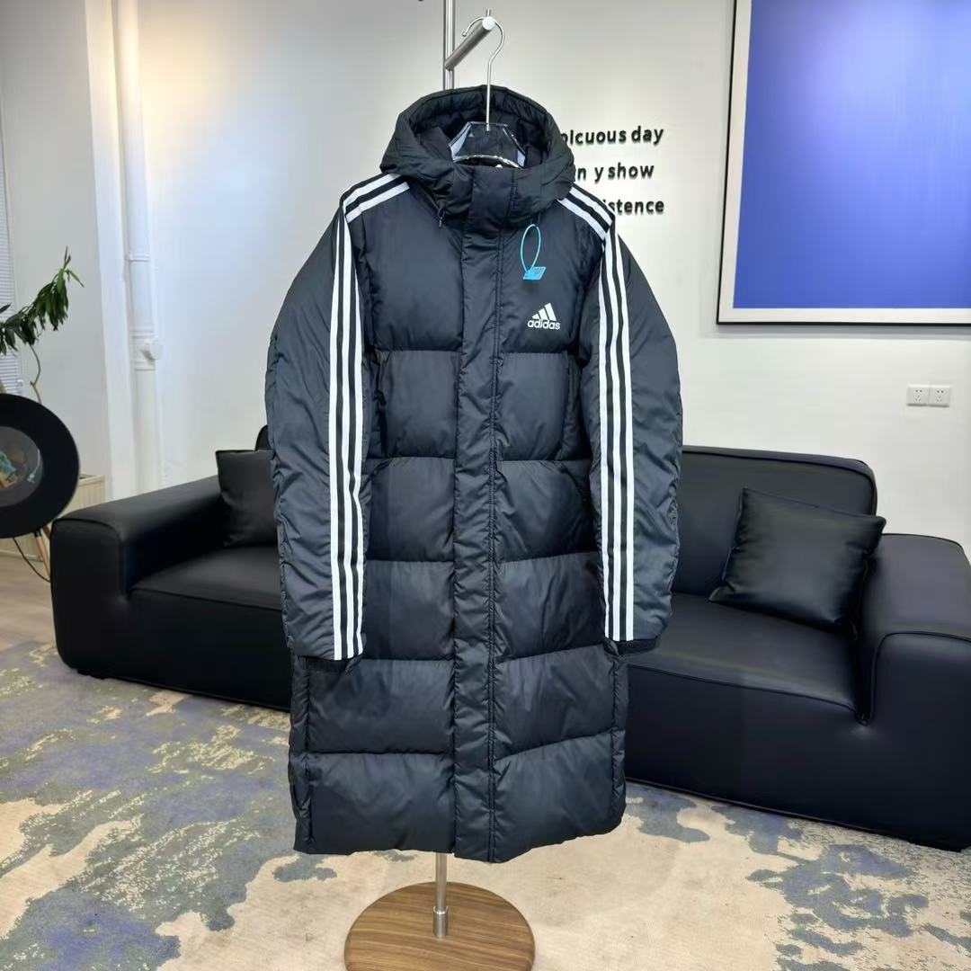 Adidas 3ST Long Coat Outdoor Sports Hooded Stay Warm Down Jacket
