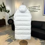 Adidas 3ST Long Coat Outdoor Sports Hooded Stay Warm Down Jacket White