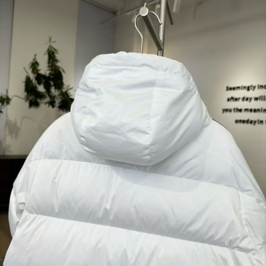 Adidas 3ST Long Coat Outdoor Sports Hooded Stay Warm Down Jacket White