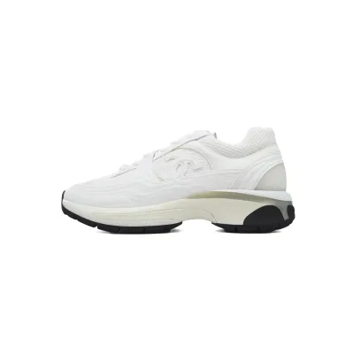 Chanel CC Logo Sneaker White 01