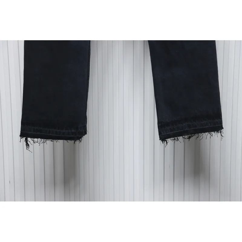 Chrome Hearts Pink Leather Cross Jean CK 2402023014