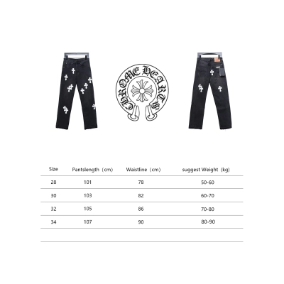 Chrome Hearts White Leather Cross Jean CK 2402023014 02