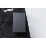 Chrome Hearts White Leather Cross Jean CK 2402023014