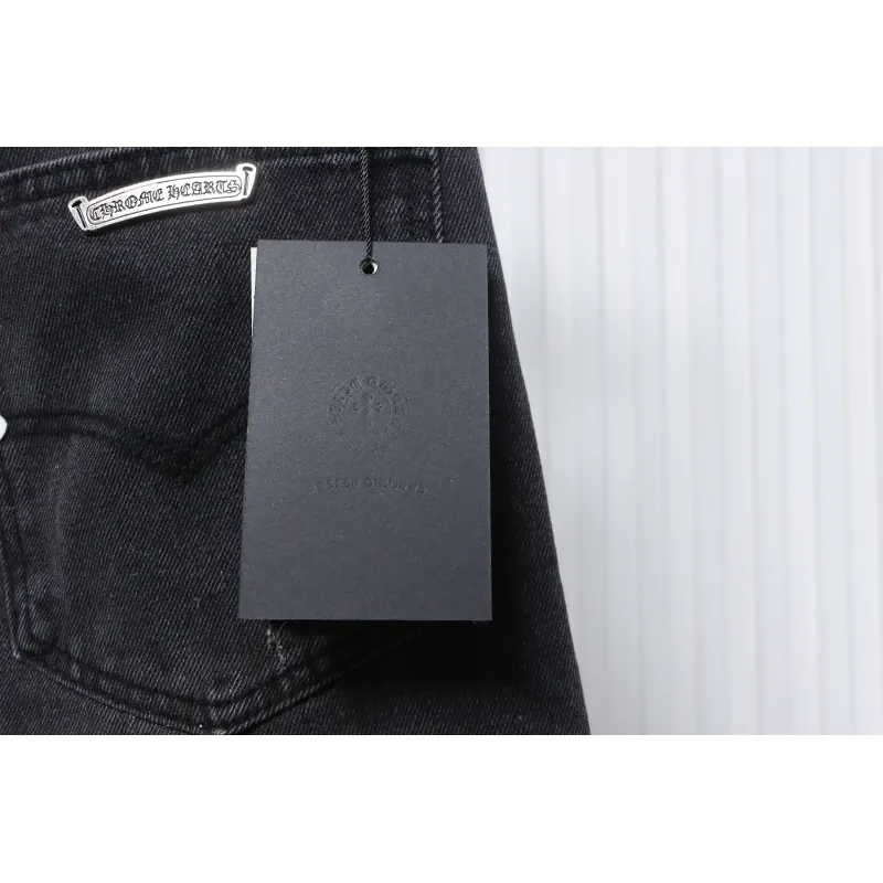 Chrome Hearts White Leather Cross Jean CK 2402023014