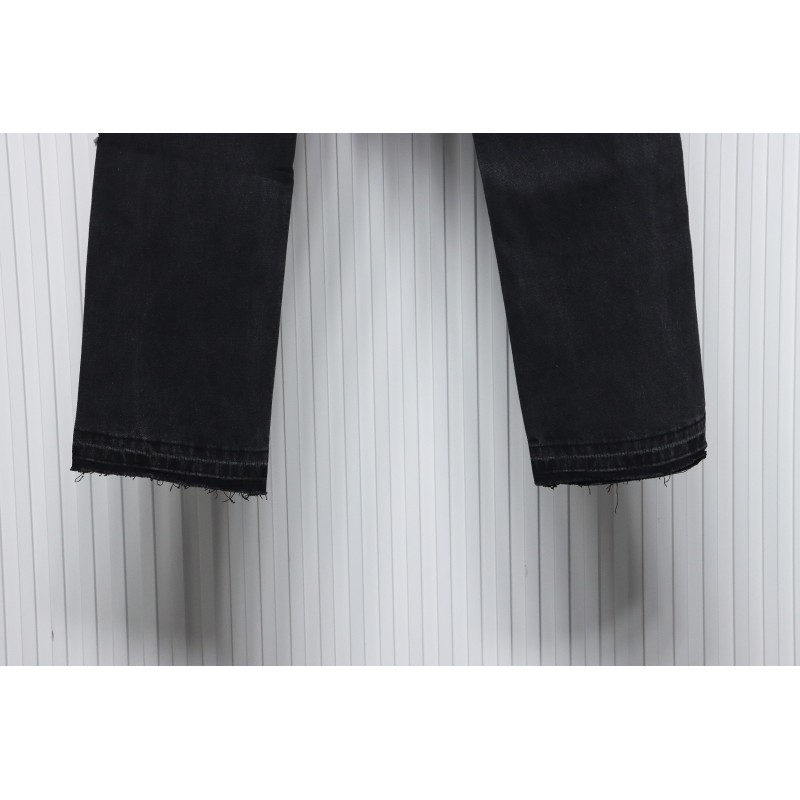 Chrome Hearts White Leather Cross Jean CK 2402023014