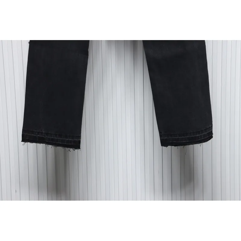 Chrome Hearts White Leather Cross Jean CK 2402023014