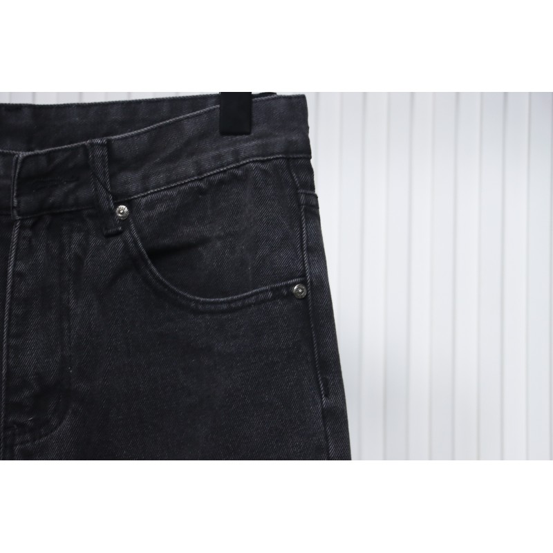 Chrome Hearts White Leather Cross Jean CK 2402023014