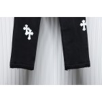 Chrome Hearts White Leather Cross Jean CK 2402023014