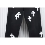 Chrome Hearts White Leather Cross Jean CK 2402023014
