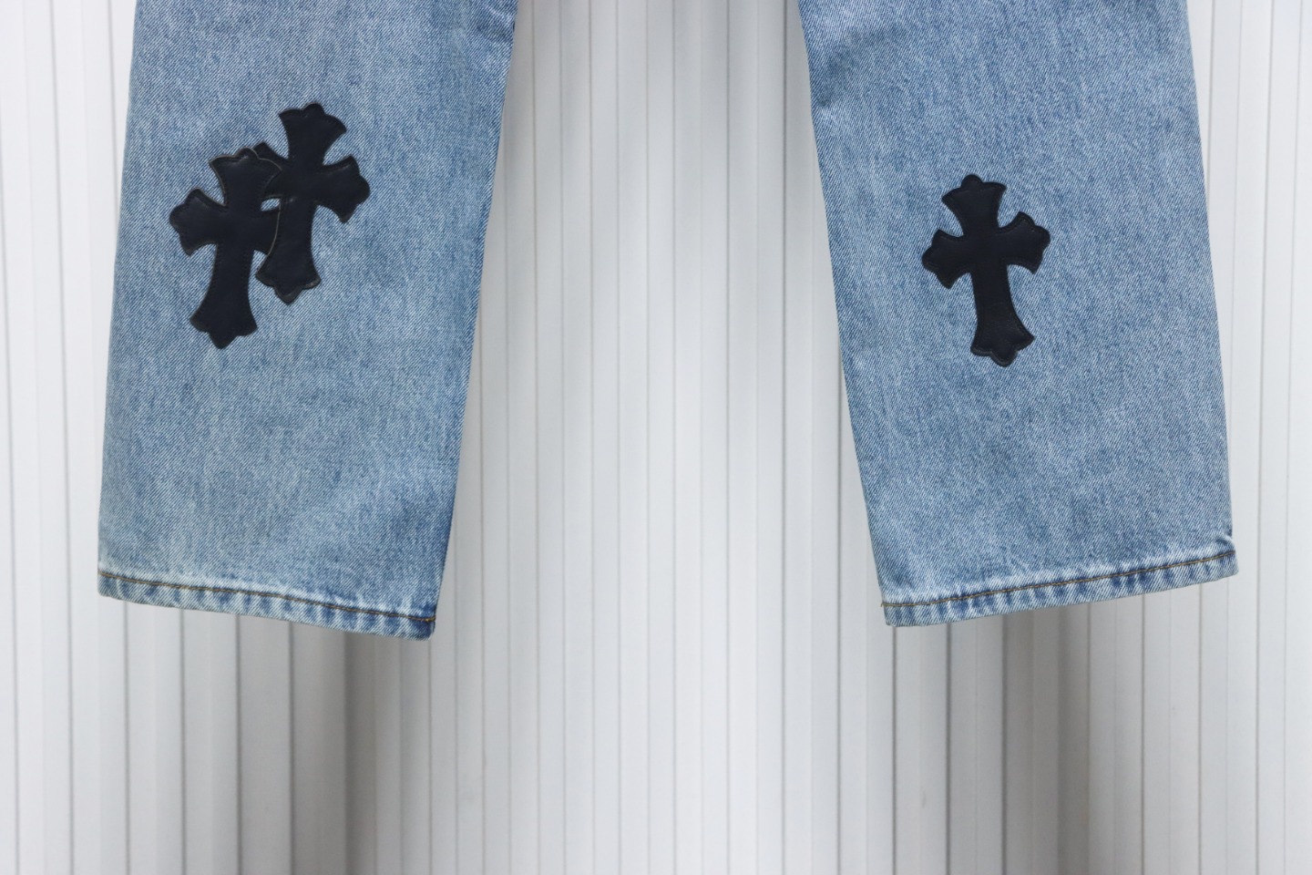 Chrome Hearts Levis Denim Jeans Black Crosses With Hardware CK WH3602024024