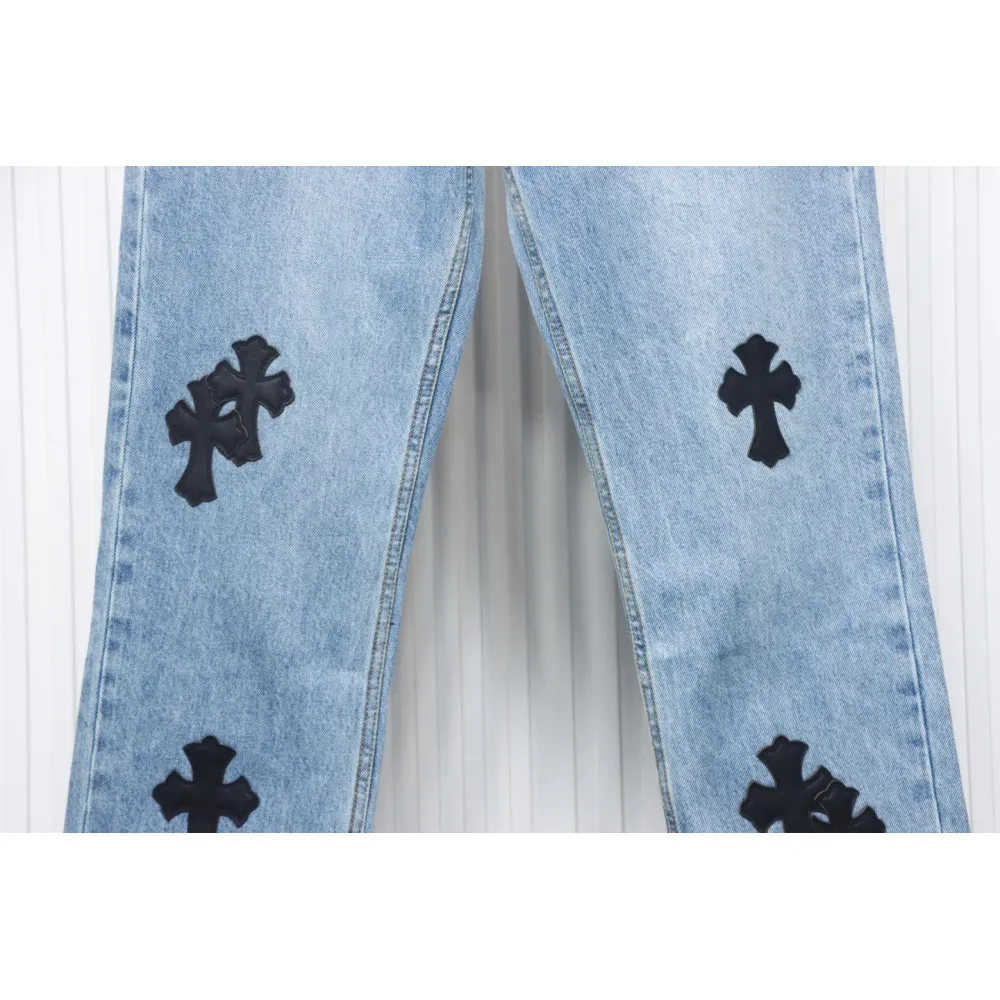 Chrome Hearts Levis Denim Jeans Black Crosses With Hardware CK WH3602024024