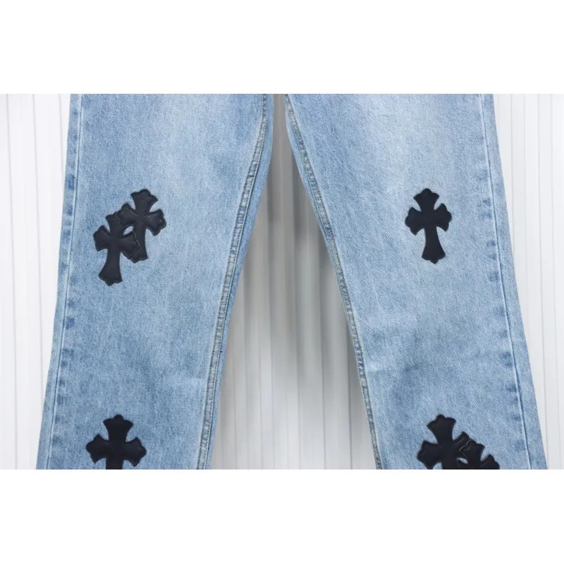 Chrome Hearts Levis Denim Jeans Black Crosses With Hardware CK WH3602024024