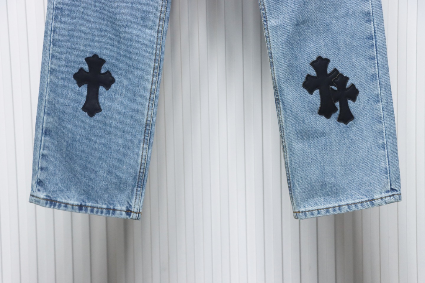 Chrome Hearts Levis Denim Jeans Black Crosses With Hardware CK WH3602024024