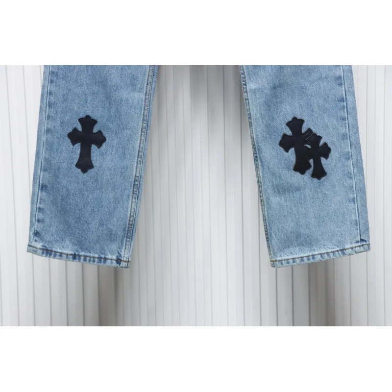 Chrome Hearts Levis Denim Jeans Black Crosses With Hardware CK WH3602024024