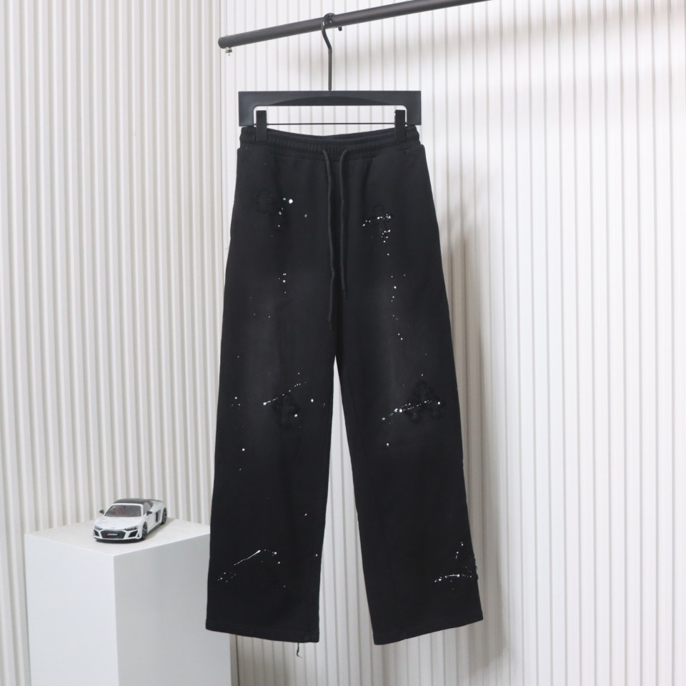 Chrome Hearts Embroidered Distressed Graffiti Pant CK 3102024020