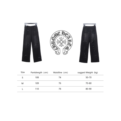 Chrome Hearts Embroidered Distressed Graffiti Pant CK 3102024020 02
