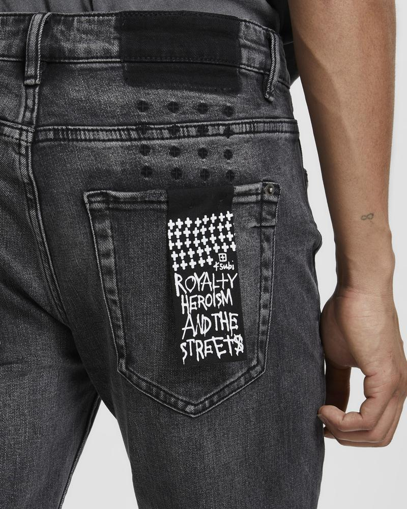 Ksubi Van Winkle Dynamite Trash DENIM Black