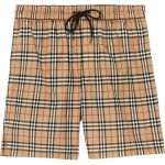Burberry Check Stretch Cotton Shorts Archive Beige CK250114