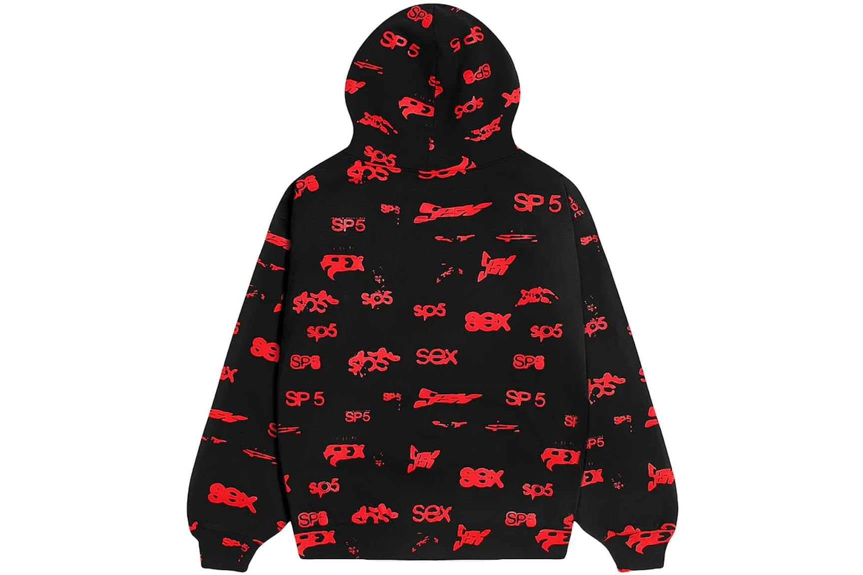 Sp5der Sex AOP Hoodie Black YZ GE959