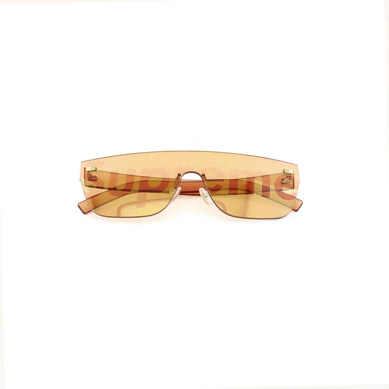 Louis Vuitton × Supreme Mirrored capital letter sunglasses