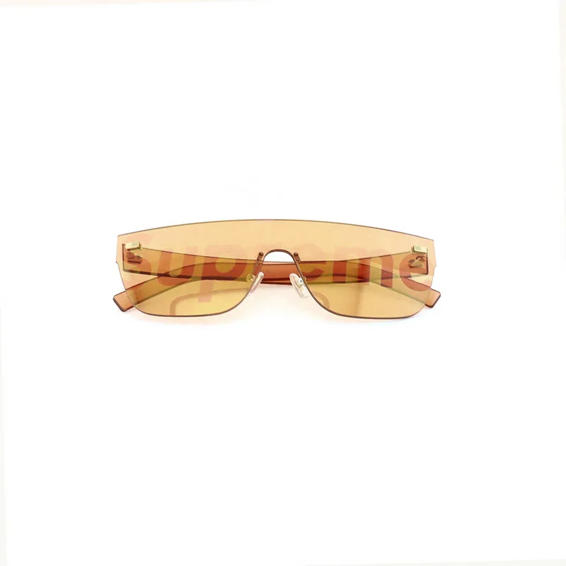 Louis Vuitton × Supreme Mirrored capital letter sunglasses