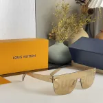 Louis Vuitton × Supreme Mirrored capital letter sunglasses