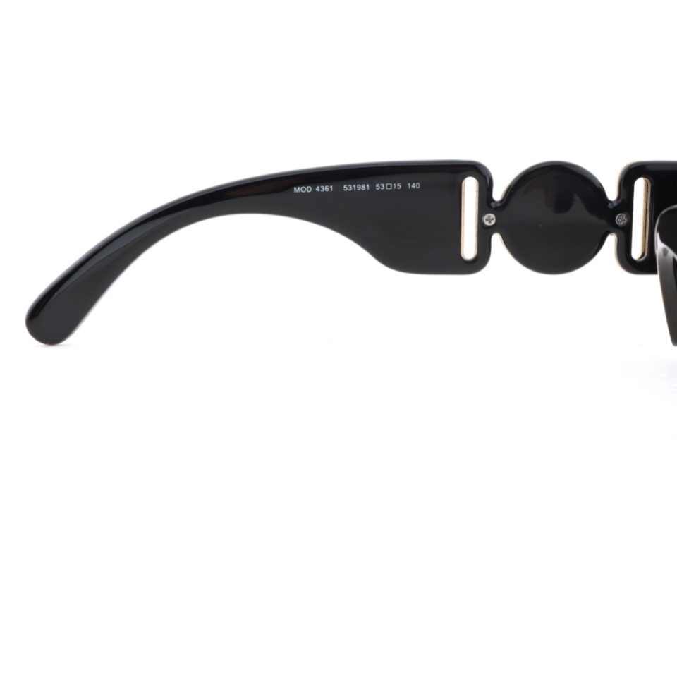Versace Irregular Biggie Sunglasses Black/Black VE4361