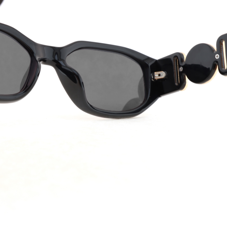 Versace Irregular Biggie Sunglasses Black/Black VE4361