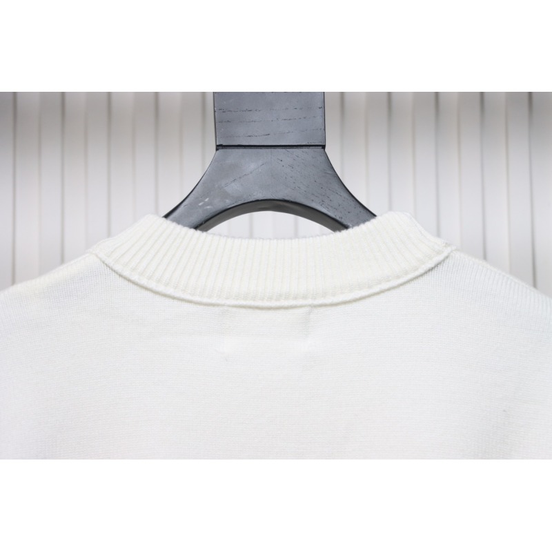 Ami Paris De Cœur Virgin Wool Sweater White CK WY3502024023