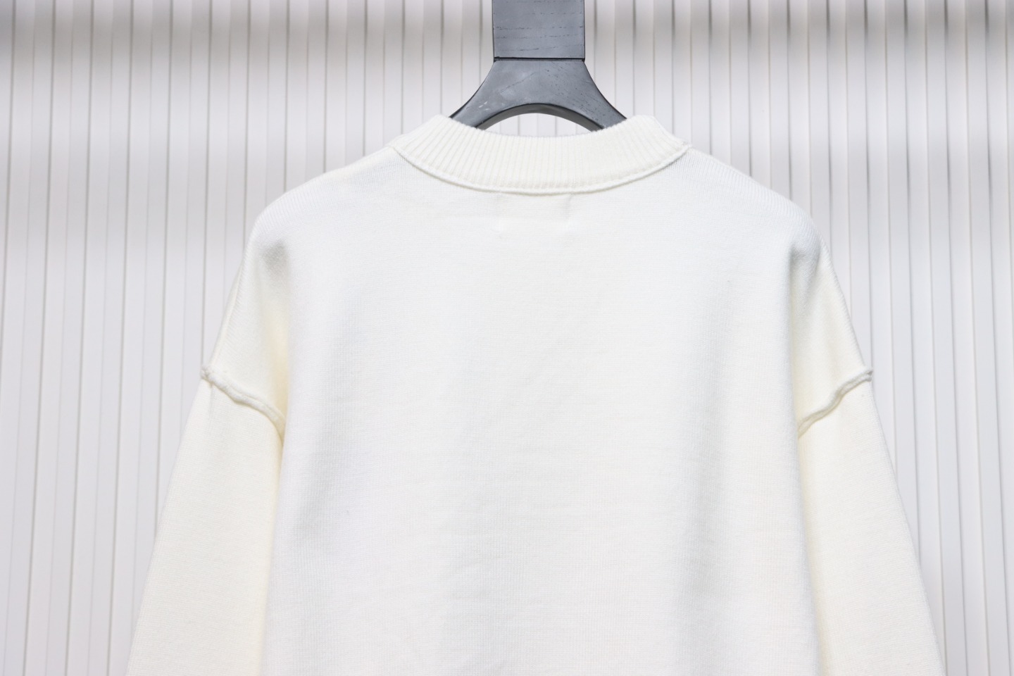Ami Paris De Cœur Virgin Wool Sweater White CK WY3502024023