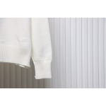 Ami Paris De Cœur Virgin Wool Sweater White CK WY3502024023