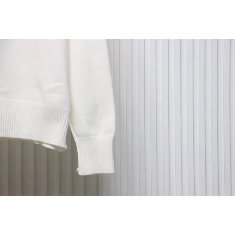 Ami Paris De Cœur Virgin Wool Sweater White CK WY3502024023