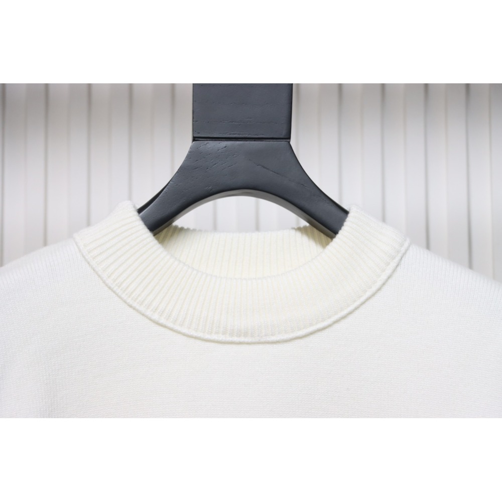 Ami Paris De Cœur Virgin Wool Sweater White CK WY3502024023